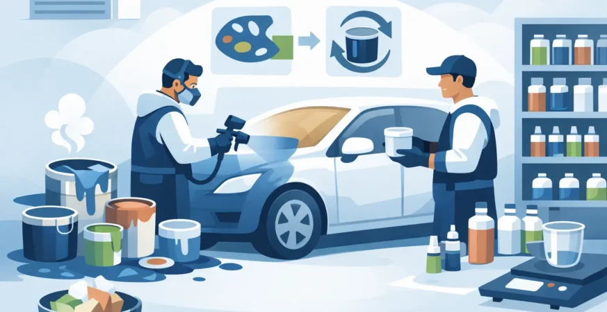 How to Reduce Paint Waste in Collision Repair