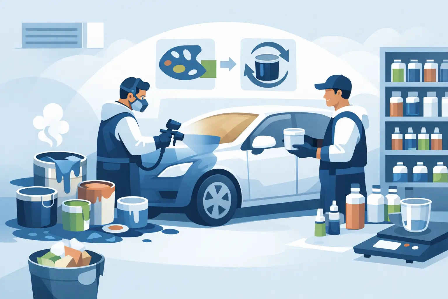How to Reduce Paint Waste in Collision Repair