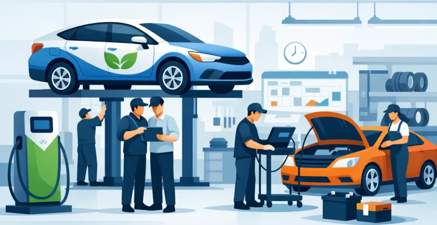 Hybrid Vehicle Service Demand Reshapes Shop Capacity