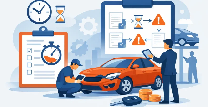 Supplement Delay Management for Collision Shops
