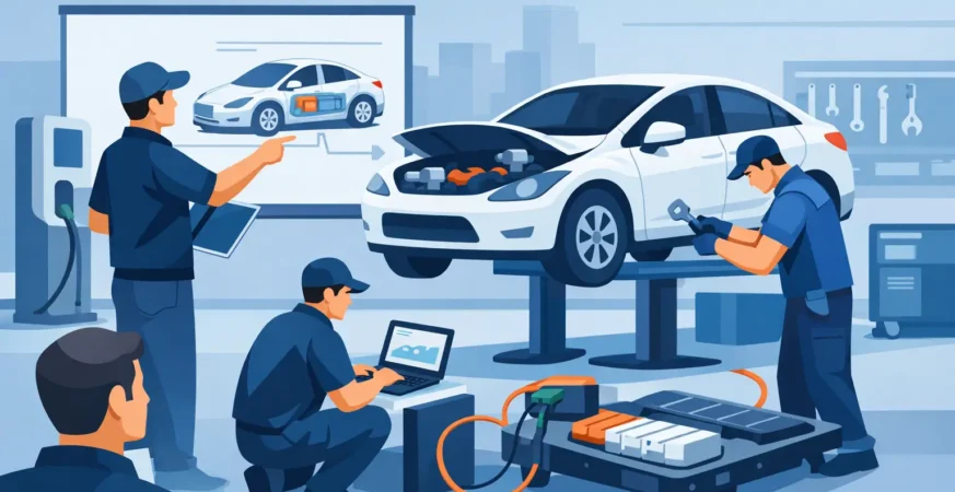 How to Train EV Technicians for Repair Capacity