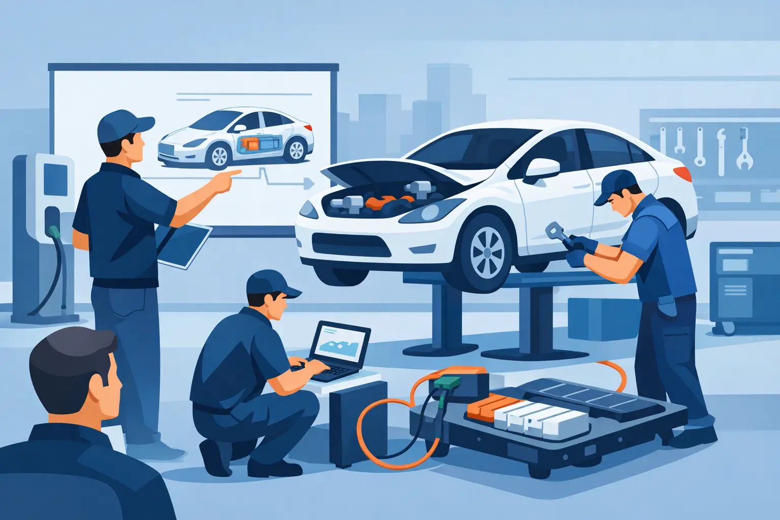 How to Train EV Technicians for Repair Capacity