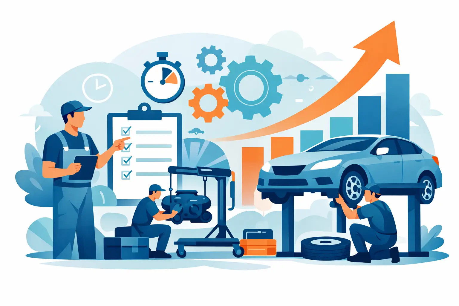 Improving Shop Utilization Rates in Repair
