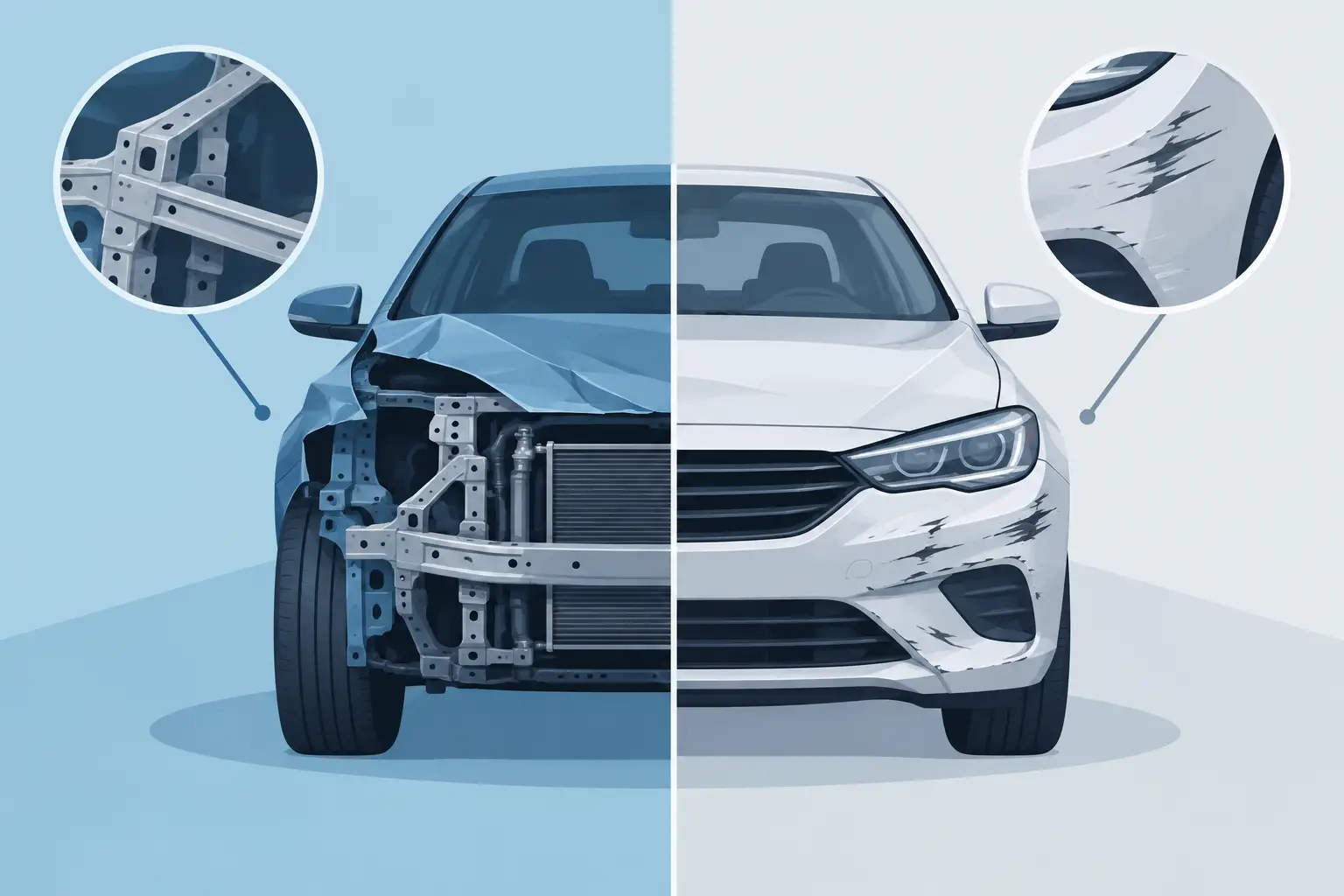 Structural Versus Cosmetic Damage in Collision Repair