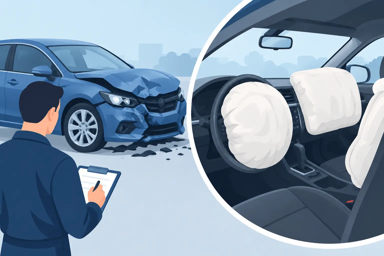 When Do Airbags Require Replacement After a Crash?