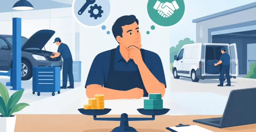 When Should Shops Sublet Repairs? A Margin Test