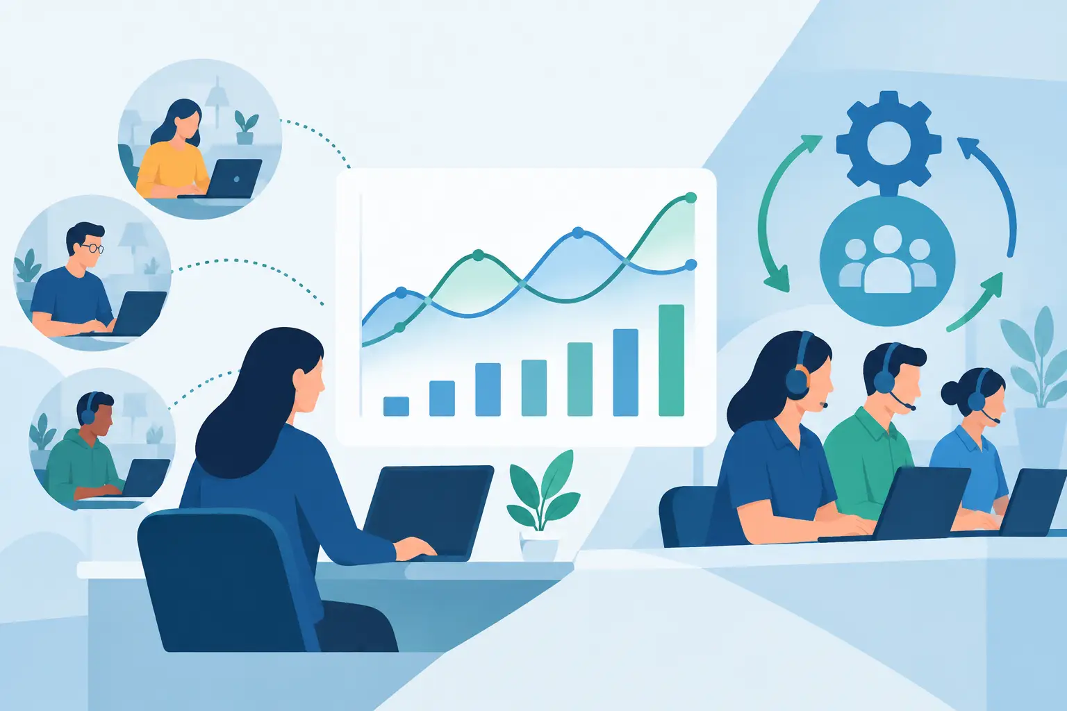 Hybrid Demand Trends Reshape Service Capacity