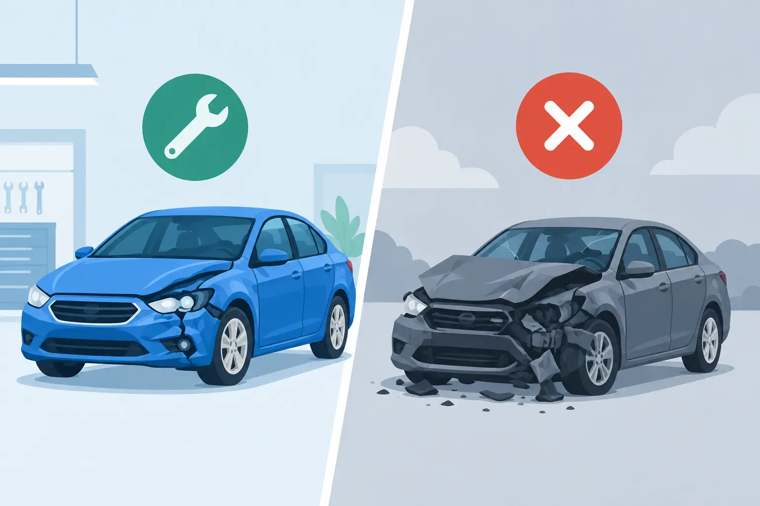 Repairable Versus Total Loss in Claims